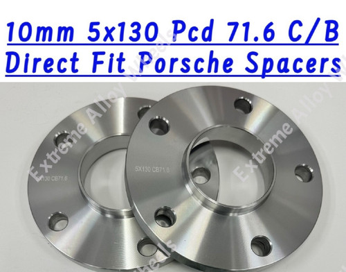 Alloy wheel spacers 10mm - alloy, fits
