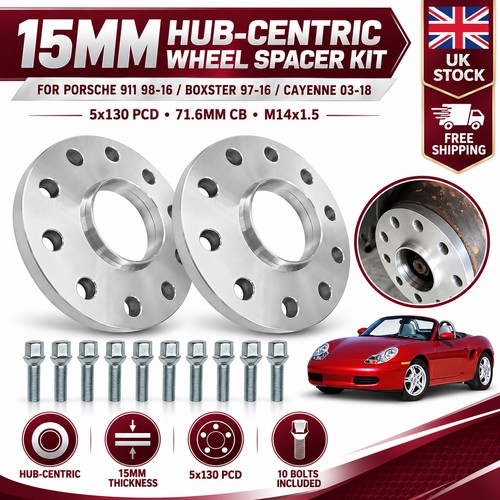 2pcs wheel spacers - 2pcs, 15mm