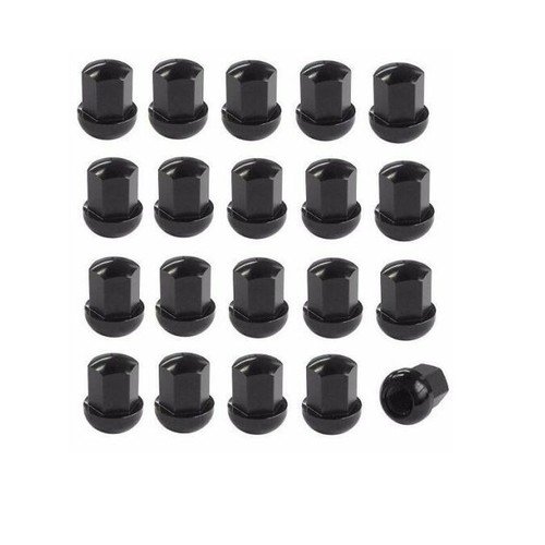 Black alloy wheel nuts fit - nuts, to