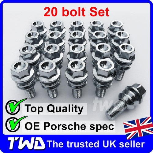 20x wheel bolts for porsche - bolts,